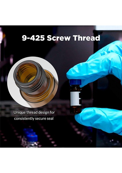 100 Paket Flakon, 2 ml Hplc Flakon, Üzerine Yazma Noktası ve Derecelendirmeler, Amber (Yurt Dışından) indirimleri