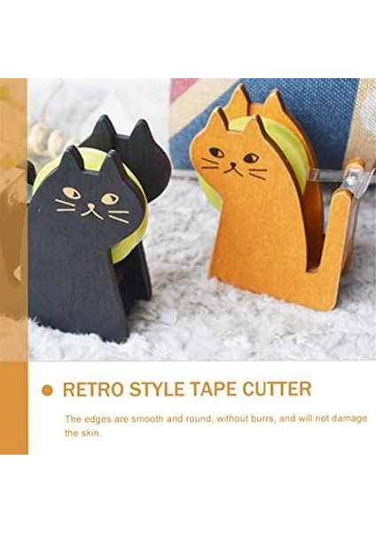 2 Adet Kedi Bant Tutucu Paketleme Rulosu Bant Paketleme Bandı Dağıtıcı (Yurt Dışından) modelleri