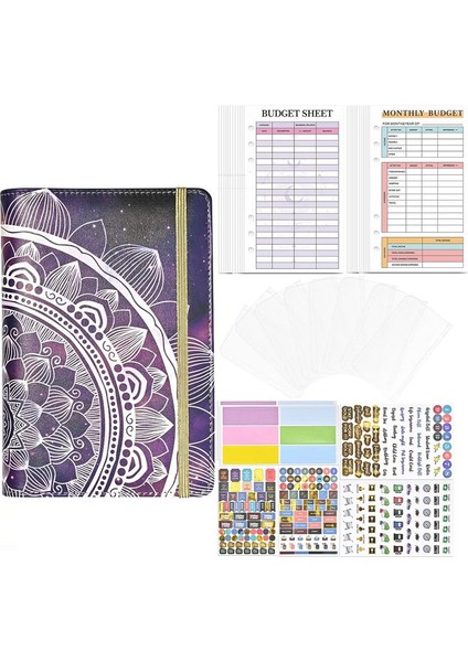 1 Set A6 Bütçe Dosyası, Fermuarlı Zarflı Bütçe Dosyası, A (Yurt Dışından)
