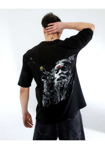 Oversıze Unisex Baskılı T-Shırt Dope fırsatları