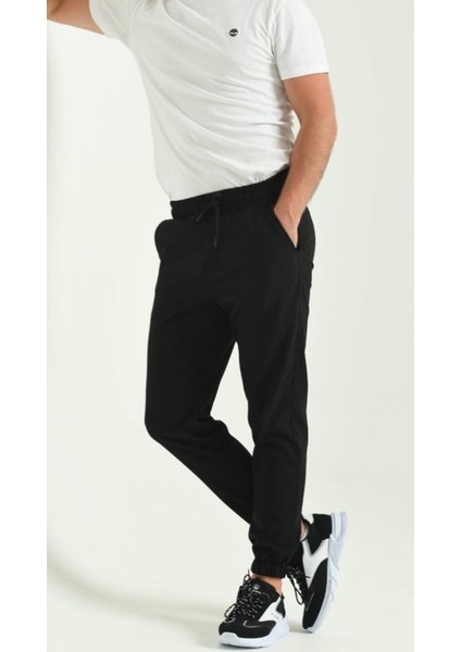 TrekFlex Erkek Siyah Jogger Pantolon