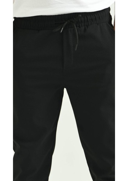 TrekFlex Erkek Siyah Jogger Pantolon