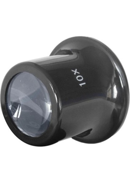 10X Büyütmeli Saat Takı Onarım Için Cam Lensli Optik Göz Büyüteç