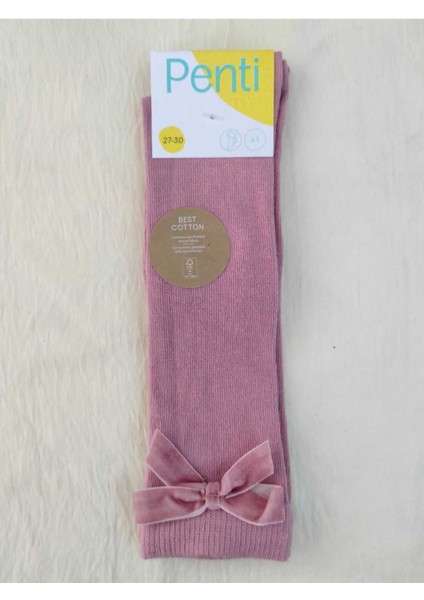 2'li Paket Dizaltı Çocuk Basic Çorap