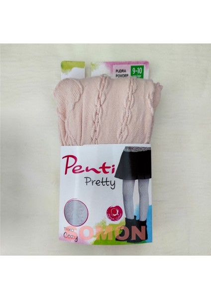 Kız Çocuk Triko Cozy Pamuklu Külotlu Çorap ( Penti Pretty Kilotlu Çorap ) 4'lü