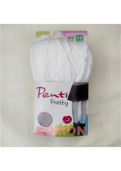 Kız Çocuk Triko Cozy Pamuklu Külotlu Çorap ( Penti Pretty Kilotlu Çorap ) 4'lü