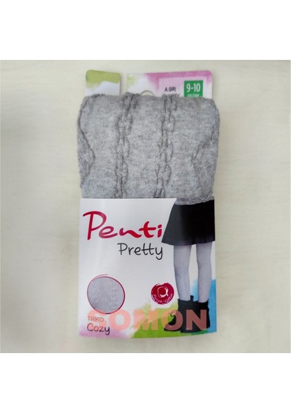 Kız Çocuk Triko Cozy Pamuklu Külotlu Çorap ( Penti Pretty Kilotlu Çorap ) 4'lü