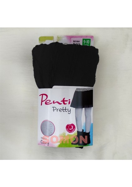 Kız Çocuk Triko Cozy Pamuklu Külotlu Çorap ( Penti Pretty Kilotlu Çorap ) 4'lü