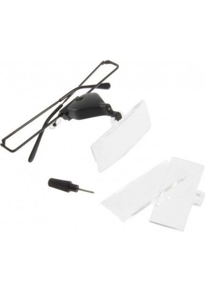 Gözlük Modeli 1.5x 2.5x 3.5x 3 Adet Lensi Gözlük Büyüteç modelleri