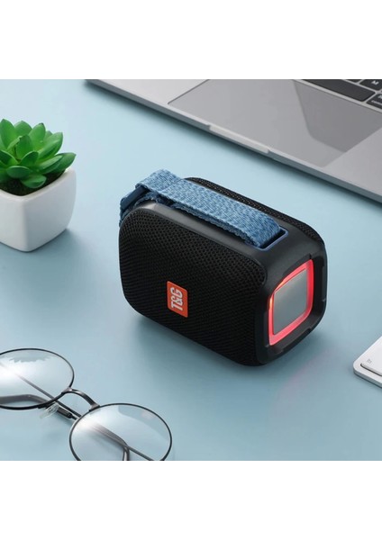 Usb/sd/fm/bluetooth Destekli Taşınabilir LED Işıklı Wıreless HOPARLÖR-339 (4887)