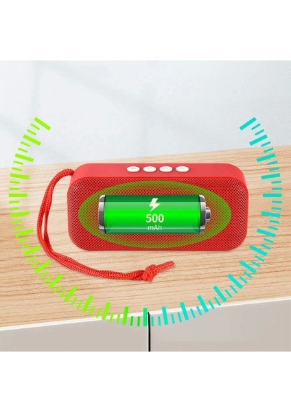 Usb/sd/fm/bluetooth Destekli Taşınabilir Wıreless HOPARLÖR-516 (4887)