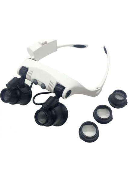 Kuyumcu Saat Onarım Için 10X-15X-20X25X Mercekli Gözlük Büyüteç 9892G-3A fiyatları