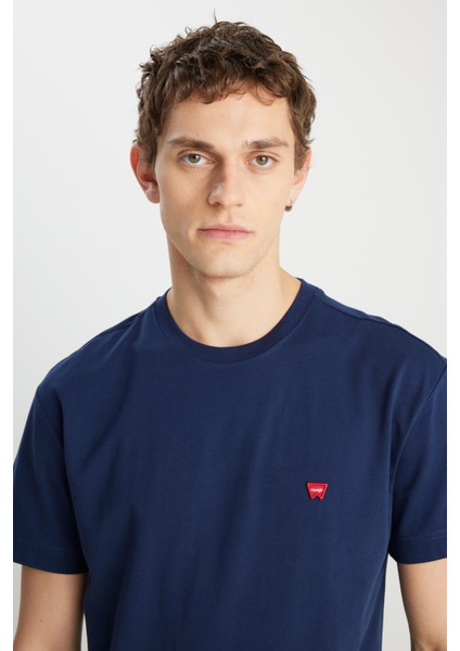 Relaxed Fit Small Logo Erkek T-Shirt MW7NM203877W72 fırsatları