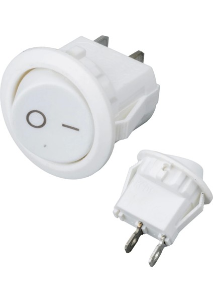 Yuvarlak Işıksız Anahtar On-Off 2p (IC-133A) (4887)