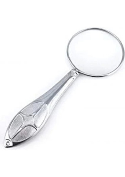 -Gümüş Renkli 45MM Cam Lens, Zarif Tasarımlı Metal BÜYÜTEÇ-MG18155-8 modelleri