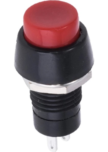 Yuvarlak Anahtarlı Kalıcılı 10MM Plastik Buton IC-190 (4887)