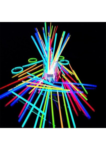 Karanlıkta Parlayan Fosforlu Glow Stick Çubuk 20 cm