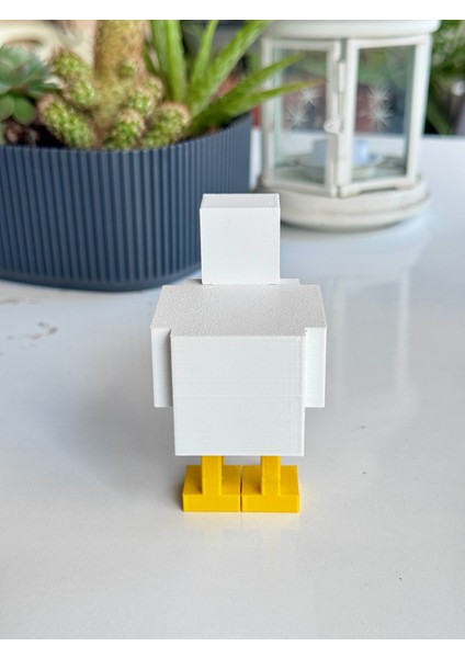 Minecraft Tavuk Karakteri Chicken Figür Modeli