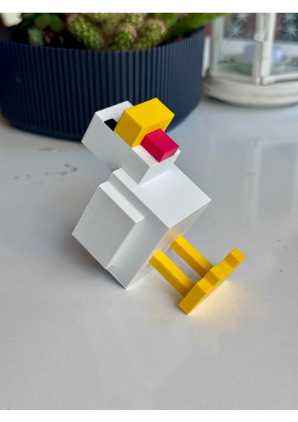 Minecraft Tavuk Karakteri Chicken Figür Modeli