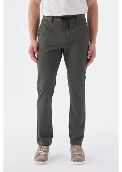 Yeşil Comfort Fit Lastikli Spor Pantolon fiyatları