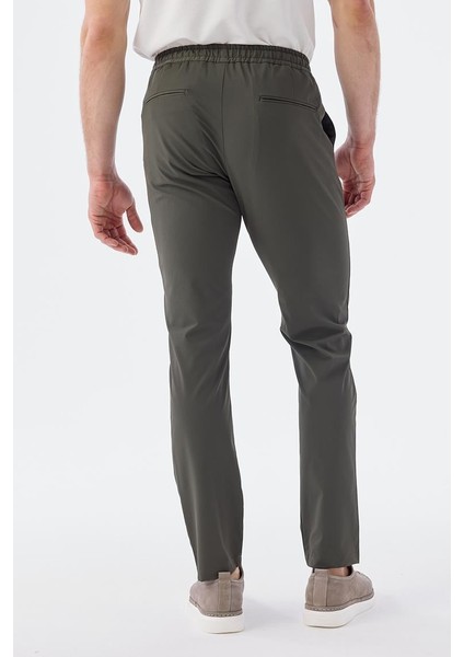 Yeşil Comfort Fit Lastikli Spor Pantolon fırsatları