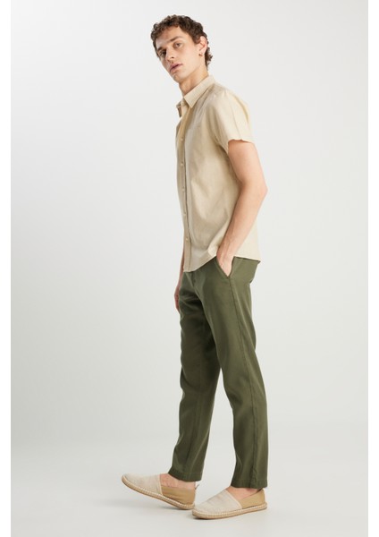 Beli Lastikli Chino Erkek Pantolon W2510347801