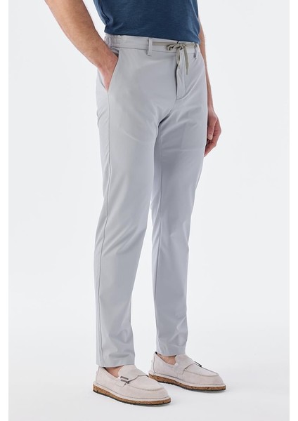 Gri Comfort Fit Lastikli Spor Pantolon modelleri