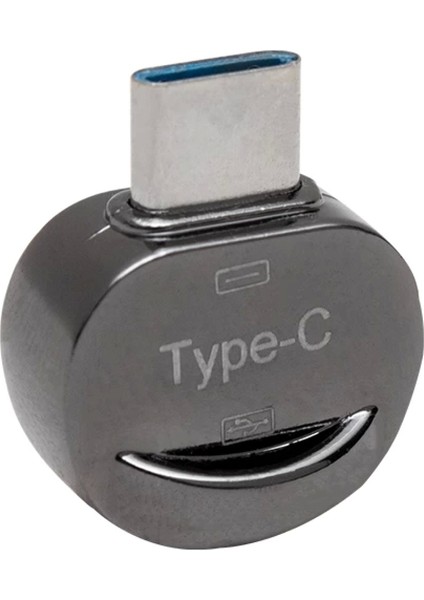 Type-C To USB Otg Çevirici (Altı Oval) (4887)