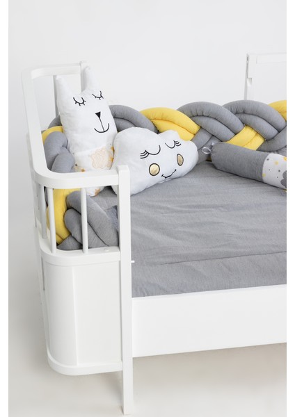 Montessori Karyola Uyku Seti 6'lı Örgü 90X190, 100X200 cm fiyatları