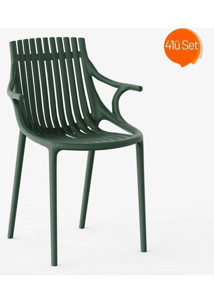 Monaco Sandalye 4 Lü Set