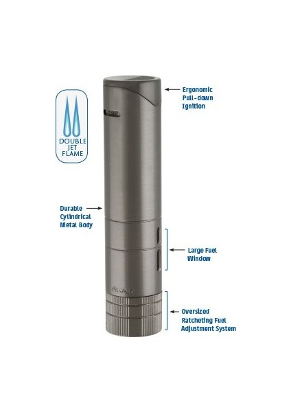 Turrim 2 Torch Pürmüz Gümüş Puro Çakmağı fiyatları