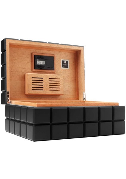 Heritage Mat Siyah Humidor Puro Kutusu