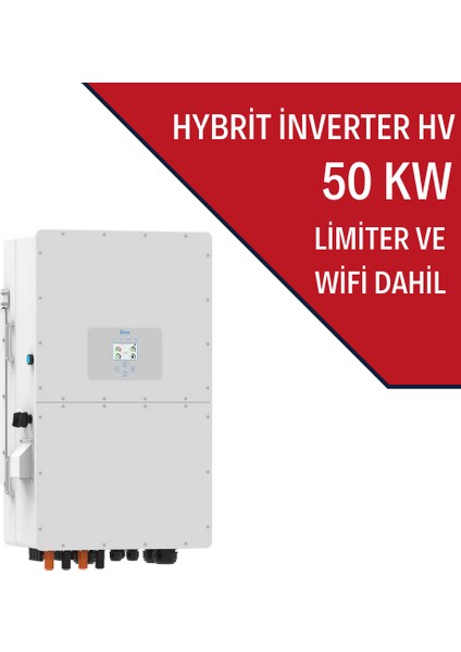 50KW Hibrit Trifaze Inverter Hv