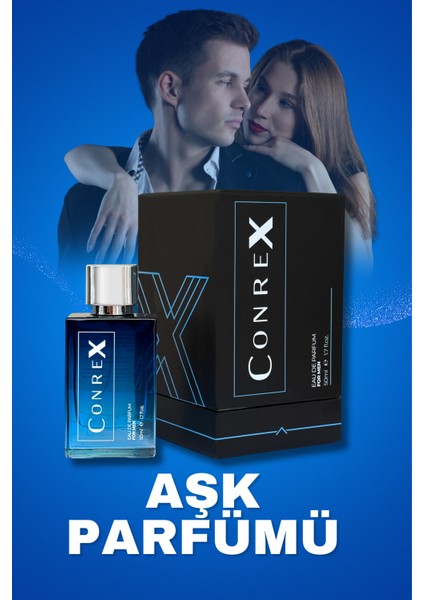 Erkeklere Özel Afrodizyak Etikili Edp Parfüm 50ml + 5 ml Taşınabilir Mini Şişe Hediyeli!
