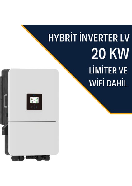 20KW Hibrit Trifaze Inverter Lv
