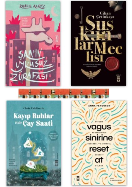 Şam'ın Uykusuz Zürafası,suskunlar Meclisi,kayıp Ruhlar Için Çay, Vagus Sinirine Reset At(4kitap)