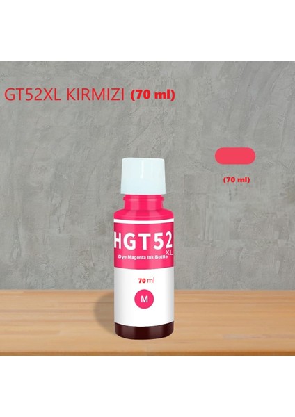 Hpsmart Tank 515 ve 615 Uyumlu 4 Renk Muadil Mürekkep Seti GT51XL-GT52XL