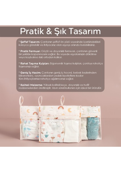 Anne Bebek Hastane Seti - Bölmeli Bebek Bakım Çantası, Fermuarlı Valiz Organizer, Emzirme Yastığı fiyatları