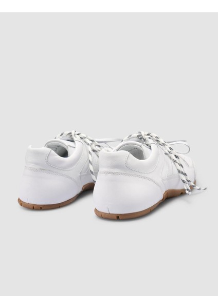 %100 Hakiki Deri Beyaz Kadın Sneaker modelleri