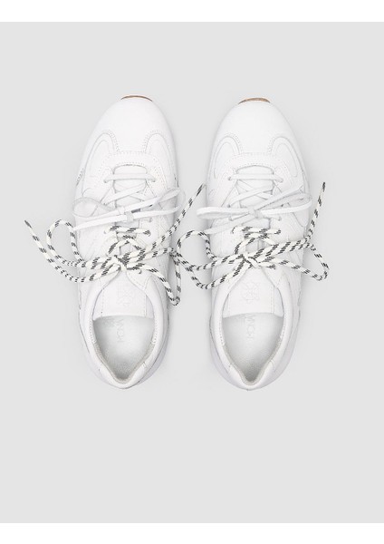 %100 Hakiki Deri Beyaz Kadın Sneaker fırsatları