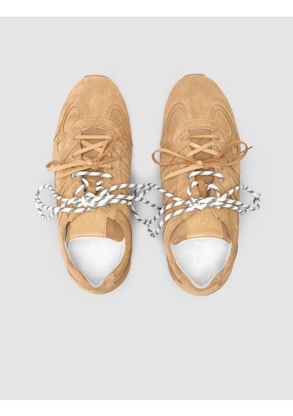 %100 Hakiki Deri Taba Kadın Sneaker