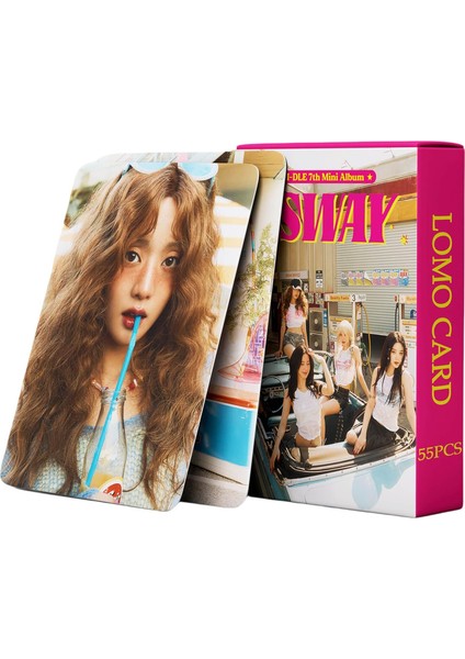 (G) I-Dle Fotokopi 55 Adet Gidle I Sway Albümü Fotokard Kpop (Yurt Dışından)