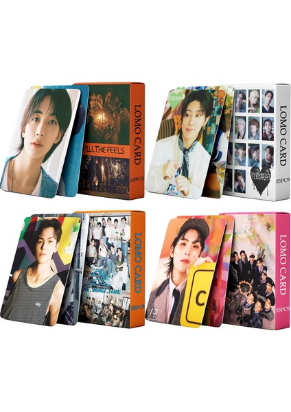 4 PAKET/220 Adet On Yedi Fotokard Set Kpop Dökülme Hi (Yurt Dışından)
