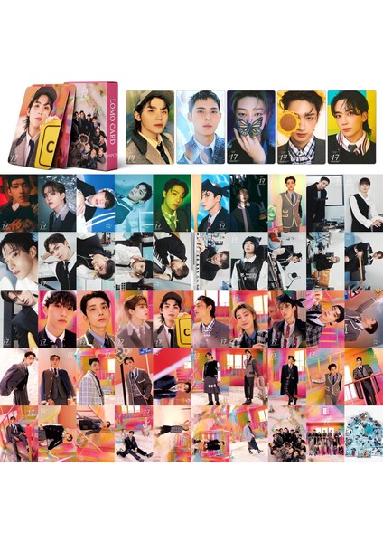 4 PAKET/220 Adet On Yedi Fotokard Set Kpop Dökülme Hi (Yurt Dışından) indirimleri