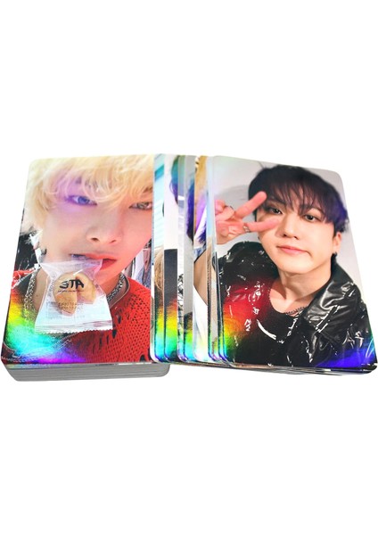 Stray Çocuk Lazer Fotokaplar 50 Adet Stray Çocuk Albü (Yurt Dışından) modelleri