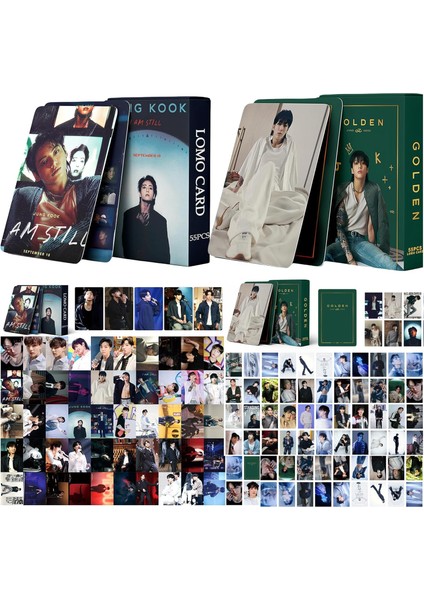 2 PAKET/110 Adet Jung-Kook Fotoskop Seti 55 Adet Ben Hala Al (Yurt Dışından)