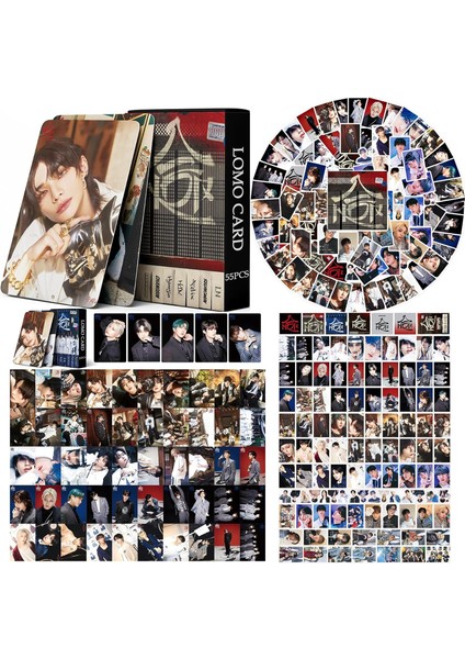 160 Adet Stray Çocuklar Hop Fotokard Set Kpop 55 Adet Hop Hi (Yurt Dışından)