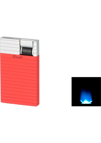 Perde Alev Kırmızı-Gümüş Desenli Çakmak modelleri