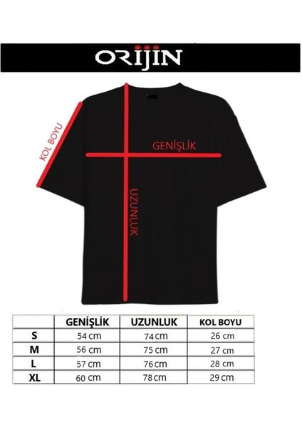Tarzsokak Hunter x Hunter Karakterler Baskılı Oversize Siyah