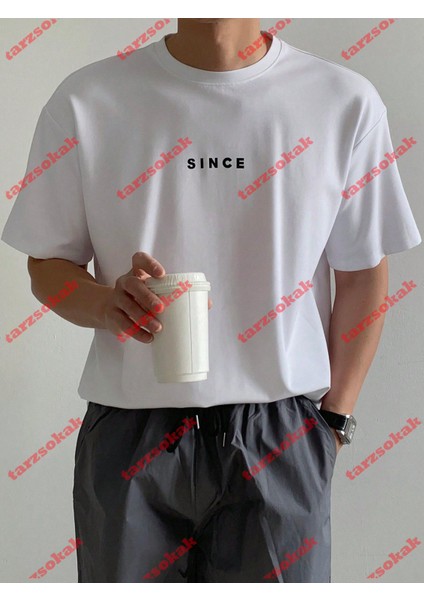 Model 3439 Erkek Yazlık Yuvarlak Yaka Kısa Kollu Günlük Tişört, Yaz